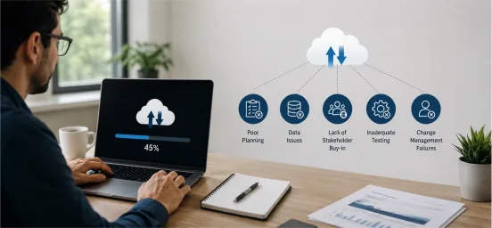 Top 5 Reasons for Failure While Migrating ERP to the Cloud